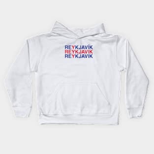 REYKJAVIK Icelandic Flag Kids Hoodie